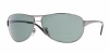 Ray Ban Sunglasses RB 3342 Warrior 004/58 Gunmetal/Polarized Crystal Green, 60mm