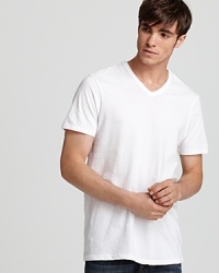 You can never have enough essentials. Stock up with a trio of these tagless, slim-fitting V-necks, rendered in breathable cotton for softness.