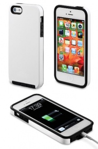 Acase Dual Layer iPhone 5 Case / Cover (Apple iPhone 5) - Superleggera Pro Fit for New iPhone 5 (White)