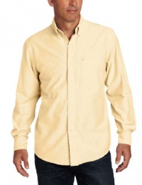 IZOD Men's Long Sleeve Solid Button Down Shirt