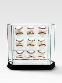 EXCLUSIVELY AT SAKS. The ultimate collector's piece for the ultimate Yankees fan: a collection of nine hand-signed baseballs by nine undisputed Yankee (and baseball) legends.