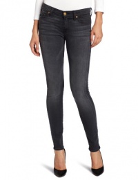 7 For All Mankind Women's The Skinny Jean, Dark Pebbled Grey, 26