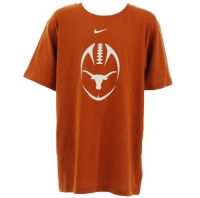 Nike Texas Longhorns Youth Focal Orange 2010 Team Issue T-shirt (Large)