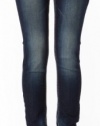 Wallflower Juniors Vintage Collection Luscious Curvy Skinny Jeans with Bling Accents