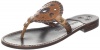 Jack Rogers Women's Georgica Morocco Flat Sandal,Cognac/Brown,8.5 M US