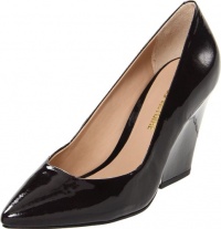 Pour La Victoire Women's Aeesha Wedge Pump,Black Patent,6 M US