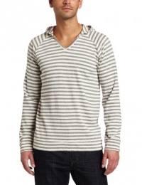 Joe's Jeans Men's Stripe Nub Terry Tay Hoodie