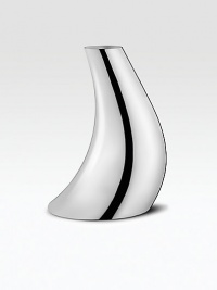 From the Cobra Collection. German designer Constantin Wortmann's curvaceous vase is aptly named with its subtly serpentine shape.Stainless steel About 5¼H Dishwasher safe Imported