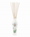 Spring is in the air with the Butterfly Meadow reed diffuser from Lenox. Colorful blooms and butterflies on elegant white porcelain lend country charm to any setting.