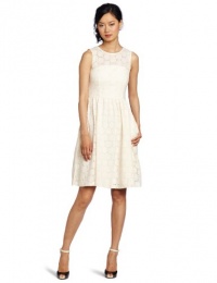 French Connection Women's Fast Orient Eyelets Dress, White, 6