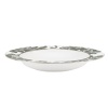 Lenox 822836 Silver Applique Pasta/Rim Soup Bowl, White