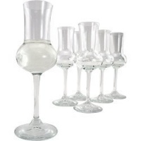 Bormioli Rocco Riserva Grappa Glasses, Set of 6