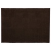 Townhouse Rugs Brighton Carved Solid Brown 39 by 56-Inch Rug