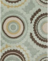 Area Rug 3x5 Rectangle Contemporary Seafoam Color - Surya Cosmopolitan Rug from RugPal