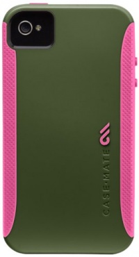 Case-Mate CM015468 Pop Case for iPhone 4 / 4S - Pink/Cool Grey