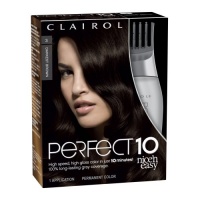 Clairol Perfect 10 By Nice 'N Easy Hair Color 03 Darkest Brown 1 Kit