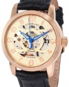 Stuhrling Original Women's 107EL.114531 Classic Oracle Rose Tone Automatic Skeleton Rose Tone Watch