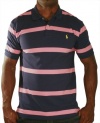 POLO Ralph Lauren Polo Striped Short Sleeved Mens Mesh Shirt