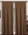 Elrene Home Imperial 26x95 Chocolate (Brown) Back Tab Window Panel