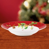 Lenox Winter Song Pasta/Rim Soup Bowl