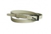 Cut25 by Yigal Azrouel Womens Nude Matte Buckle Leather Belt S