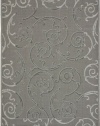 Area Rug 6x9 Rectangle Transitional Anthracite - Light Grey Color - Safavieh Courtyard Rug from RugPal