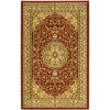 Safavieh Lyndhurst Collection LNH222B Red and Ivory Area Rug, 5 feet 3 inches by 7 feet 6 inches (5'3 x 7'6)