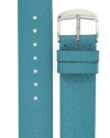 Fits Philip Stein Size 1 18mm Peacock Blue Calf Leather Watchband with Spring Bars By JP Leatherworks