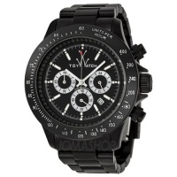 Toy Watch Fluo Oversized Chronograph Black Plasteramic Unisex Watch FL49BKWH