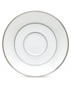 Modern yet timeless, this fine china dinnerware is sure to satisfy the style-hungry host. Simply dressed in cream and white stripes and finished with a polished platinum trim, Opal Innocence Stripe creates an ultra-chic setting to enjoy celebratory meals.