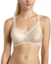 Playtex Women's 18 Hour Airform Comfort Lace Bra, Honey, 40DDD