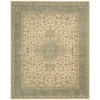 Nourison Rugs Heritage Hall Collection HE21 Beige Round 6' x 6' Area Rug