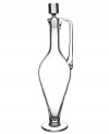 A work of art, this Vinobile wine decanter from Villeroy & Boch makes a statement in fine crystal with a slender handle and dramatic curves that accentuate cabernet sauvignon.