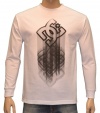 DC Shoes Men's Layered Long Sleeve Shirt - White