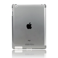 GreatShield Smart Cover Buddy Snap On Slim-Fit Case for New iPad 2012 Version / Apple iPad 2 - Transparent Smoke