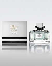 The Flora Donna is ever evolving and her newest form is Flora Eau Fraiche, for any moment when our mademoiselle seeks to grace herself with a fragrance that is airy, sparkling, and ethereal. A new interpretation with zestful bergamot and kumquat and a petal laden heart, this fragrance exudes finess. Experience Flora by Gucci Eau Fraiche with this 2.5 oz. Eau de Toilette.