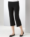 For ease of movement these basic foldover cropped pants will take you from yoga off to your errands.