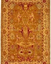 Safavieh Anatolia Collection AN515A Handmade Straw and Ivory Hand-spun Wool Area Rug, 6-Feet by 9-Feet