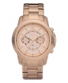 As lovely as a dozen roses: a warm-hued Grant collection watch by Fossil.