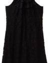 Ella Moss Girl Girls 7-16 Garland Dress, Black, 12