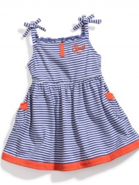 GUESS Kids Girls Baby Girls Striped Dress Set (12-24M), STRIPE (24M)