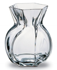 A vase crafted with such clarity and fluidity that is seems you could reach right through it's splendid form. This handmade vase is a fine example of the excellence in glassmaking that Baccarat has upheld for over 200 years.