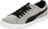 PUMA Clyde Script Lace-Up Fashion Sneaker,Limestone Gray/Black,9 D US