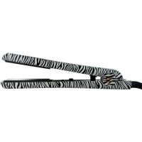 Amika Ceramic Hair Straightener, Zebra, 1.25 Inch