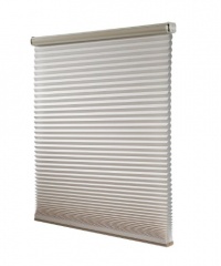 Redi Shade Z00C2821450 Simple Fit Made to Width Custom Cordless Honeycomb Cellular Shades, 28 1/4-Inch by 72-Inch, Cream Light Filtering