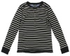 Lauren Jeans Co. Women's Long-Sleeved Striped Henley Top