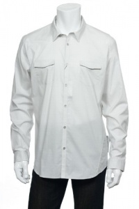 Calvin Klein Soft Stone LS Button Down Shirt