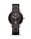 Fendi Round Ceramic Chrono Stainless Steel Watch, 38mm