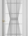 Sheer Voile Door Panel 40'' long - Color : White