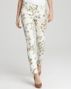 Citizens of Humanity Jeans - Mandy Floral Print High Waist Roll Up